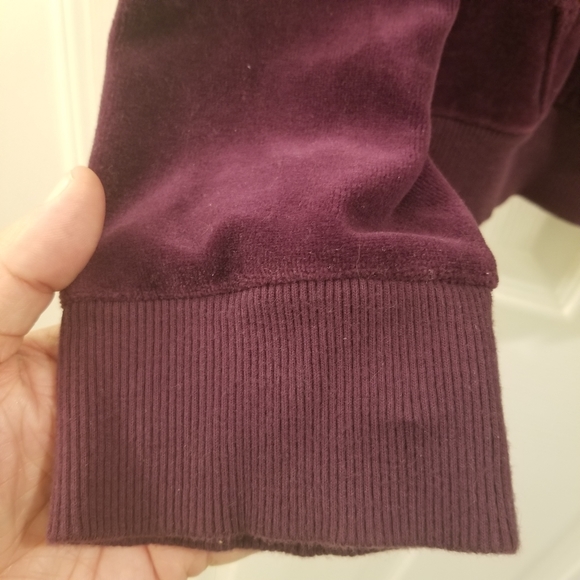 Sz XL LL Cool J  Purple Velour Jacket - Picture 11 of 15